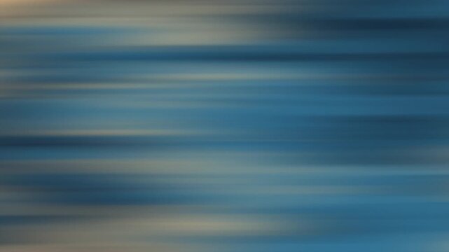 Abstract Blue Horizontal Speed Lines Background. Corporate Motion Blur Loop.
