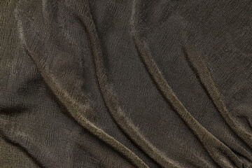 Texture of khaki corduroy fabric as background