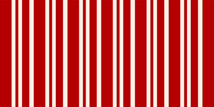 Christmas Seamless Vector Pattern. Contain candy cane stripes in red and cream colors. Great for wrapping paper and wallpapers.eps,10