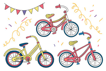 Fototapeta premium Bicycle vector illustration