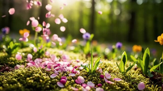 Seasonal Renewal & Freshness Emphasize the themes of new beginnings, vibrancy, and the delicate beauty inherent in nature during the spring season.