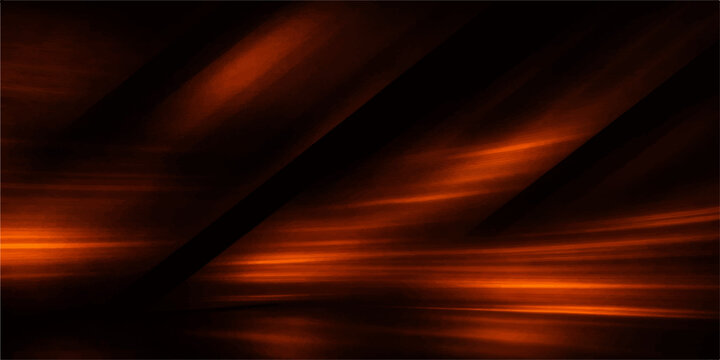Abstract fire and orange background design featuring glowing lines and motion waves with bright flame energy and light rays in a dark space pattern