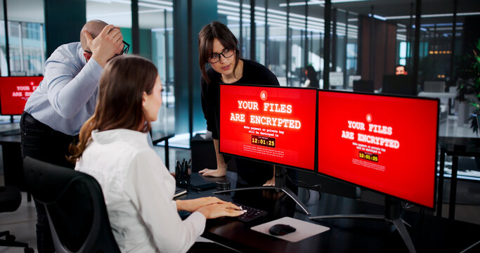 Tech-savvy Businessman Prevents Ransomware Cyber Attack