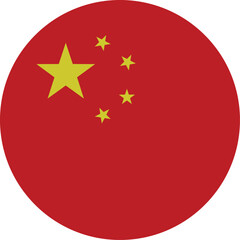 chinese flag button