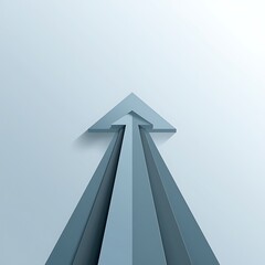 Modern Business Innovation and Strategy Concept with Abstract Geometric Path