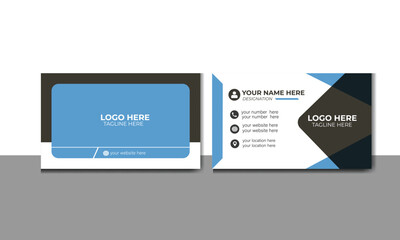 Modern Professional Business Card Design Template Creative Corporate Business Card Design Template Clean Minimal Business Card Design for Branding