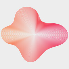 Red Orange Gradient Optical Line Background &ndash; Abstract Geometric Wave Pattern