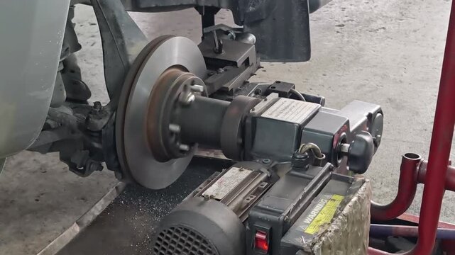 On-Car Brake Disc Machining to Fix Brake Vibration