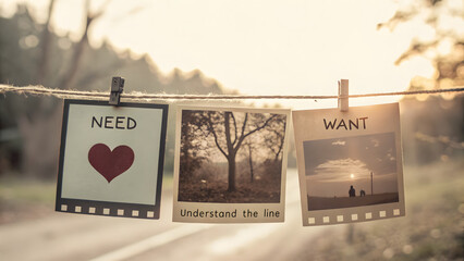 Three symbolic cards displayed in a dreamy film haze