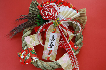 お正月のしめ縄飾り