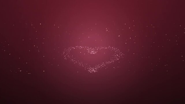 Expanding Heart Transforms into a Smiling Face