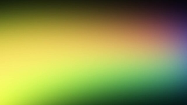 Smooth Transitions of Glowing Gradient Flow on Dark Ambient. Vibrant Multicolour Lights Dynamic Motion Loop for Technology and Innovation Themed Content.