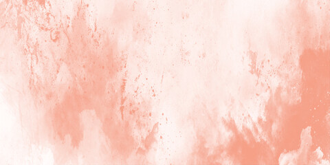 Fototapeta premium A gentle wash of coral and peach tones creates a soft textured abstract background suitable for various design applications