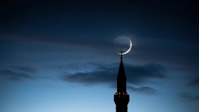 moon and clouds
