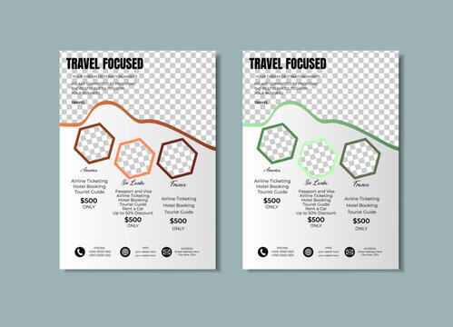 Travel flayer .Smart solution for your business. Professional and modern look.