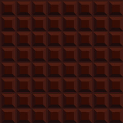 チョコレートバーのシームレスパターン