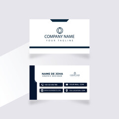 Professional Business Card Template with Modern Minimalist Design