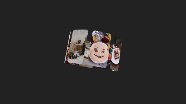 Digital 3D Image Carousel Interface