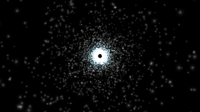 Abstract 3D Rotating Spin Loop Space