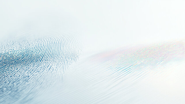Airy Iridescent Fingerprint Lines Background for Authenticity Verification and Branding