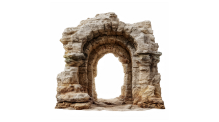 Ancient stone archway ruins: a glimpse into history
