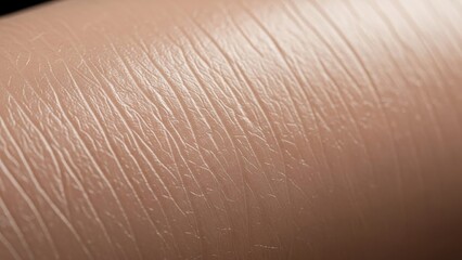 Fototapeta premium Intricate macro representation of diverse human skin surface showing fine epidermal lines