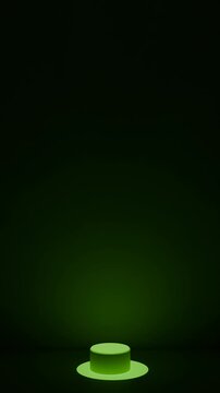 Advertising Stage Product Showcase - Warm Spotlight Background Loop