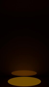Advertising Stage Product Showcase - Warm Spotlight Background Loop