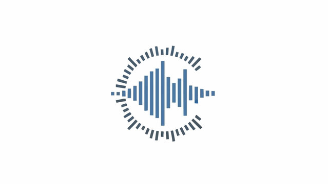 Sound Wave Logo Design Element.