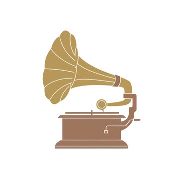 Vintage phonograph illustration