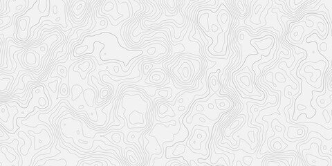 Abstract earth surface design inspired by contour mapping art Flowing elevation lines forming a modern white relief background © ALAMA