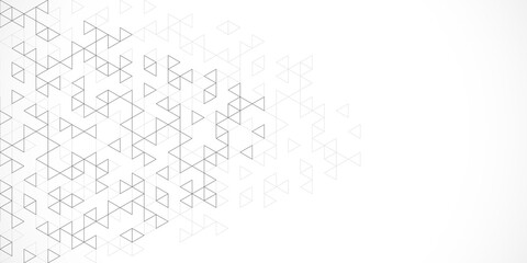 Abstract background with a geometric pattern of triangle shapes. Graphic design element 
