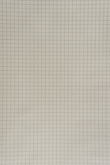 squared paper notebook sheet background grid pattern white grey surface minimalist school stationery with copy space for banner design concept of education, science, architecture