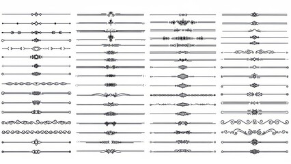 Complex mathematical diagrams with various symbols