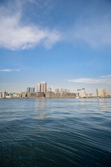 東京湾と芝浦のビル群２