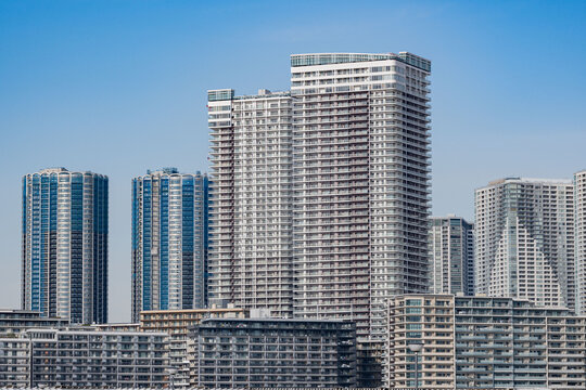 芝浦の高層マンション群