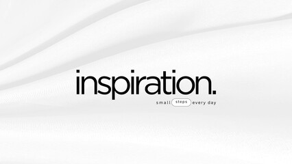 Inspirational quote about taking small steps towards motivation