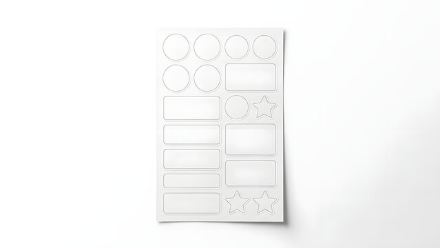 Minimal Mobile App Wireframe and User Interface Layout Template