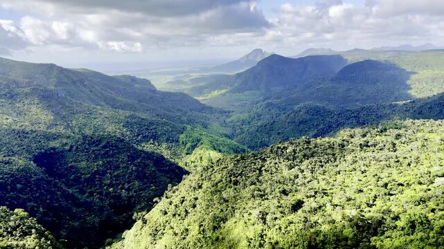 Mauritius Black River Gorges National Park Green Mountain Le Morne