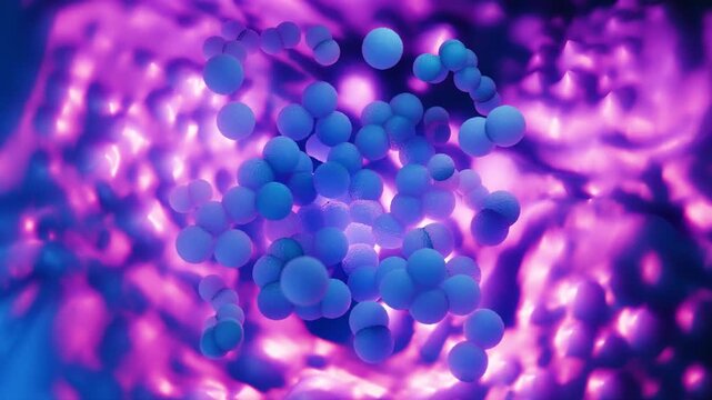 MRSA Bacteria Clusters - Methicillin-Resistant Staphylococcus Aureus Superbug