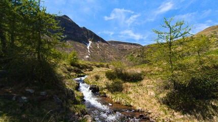 The dramatic limestone peaks of the Brenta Dolomites rising above the alpine landscape of northern Italy.