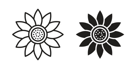 Obraz premium Sunflower icon