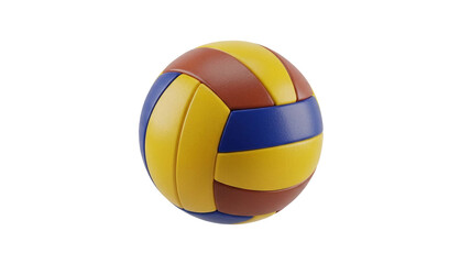 Obraz premium Colorful Volleyball Ball Isolated on Transparent Background transparent background
