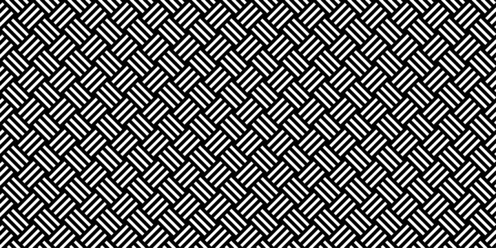 Minimal line Seamless geometric pattern with shapes. Decoration and maze ornament square wall tile.