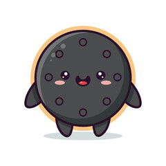 Adorable Cartoon Cookie Character Illustration