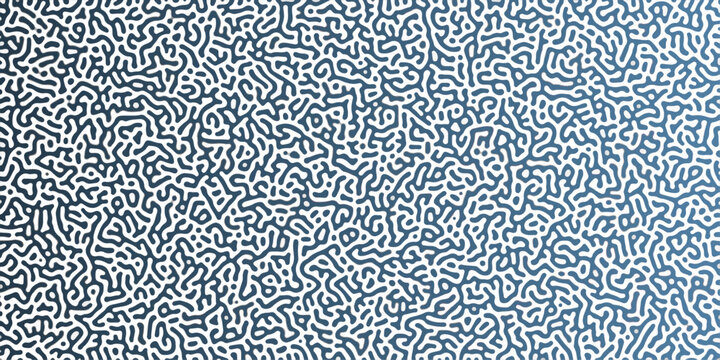 Abstract Reaction-diffusion Turing pattern natural texture purple gradient color scheme. Linear design with biological algorithm psychedelic background. Reaction-diffusion or truing  concept.