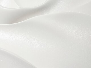 Cloud Dancer 2026 presents gentle white waves with subtle texture creating serene minimalist background. Soft folds and delicate shadows ideal for clean beauty, wellness and premium branding.