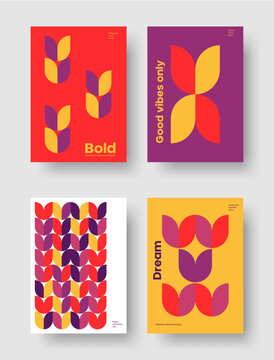 Modern Abstract Geometric Background Template for Posters, Flyers, Brochures, and Business Presentations
