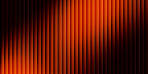 Abstract orange gradient wave on black background with fractal glass texture © Erra