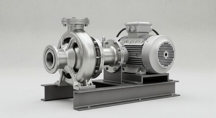 Industrial Centrifugal Pump With Electric Motor Keywords: industrial, pump, centrifugal, motor